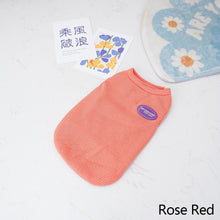 Load image into Gallery viewer, Summer Pet Dog Vests Sleeveless T-shirts Waffle Texture Clothes For Dogs Or Cats Puppy Pet Shirt Cute Summer Pet Products