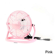 Load image into Gallery viewer, Portable DC 5V Small Desk USB Cooler Cooling Fan USB Mini Fans Operation Super Mute Silent for PC / Laptop / Notebook