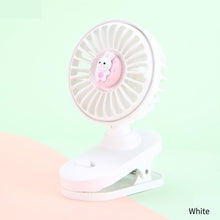 Load image into Gallery viewer, Portable Mini Hand Clip Fan USB Rechargeable Quiet Desktop Electric Fan High Quality Student Dormitory Small Cooling Fan