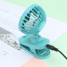 Load image into Gallery viewer, Portable Mini Hand Clip Fan USB Rechargeable Quiet Desktop Electric Fan High Quality Student Dormitory Small Cooling Fan