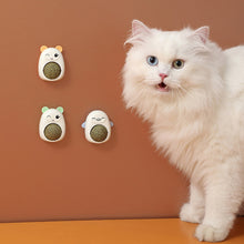 Load image into Gallery viewer, Cat Catnip Toys Ball Cat Treats Candy Licking Snacks Nutrition Catnip Snack Nutrition Energy Ball Kitten Cat Toy Cat Supplies