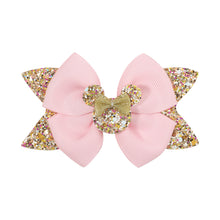 Load image into Gallery viewer, Girl Mickey Mouse Headdress Cute Girl Wave Dot Bow Sequin Hairpin Simple Fashion Accessories