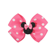 Load image into Gallery viewer, Girl Mickey Mouse Headdress Cute Girl Wave Dot Bow Sequin Hairpin Simple Fashion Accessories