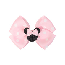Load image into Gallery viewer, Girl Mickey Mouse Headdress Cute Girl Wave Dot Bow Sequin Hairpin Simple Fashion Accessories