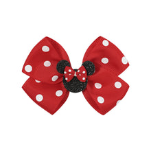 Load image into Gallery viewer, Girl Mickey Mouse Headdress Cute Girl Wave Dot Bow Sequin Hairpin Simple Fashion Accessories