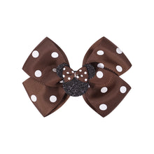 Load image into Gallery viewer, Girl Mickey Mouse Headdress Cute Girl Wave Dot Bow Sequin Hairpin Simple Fashion Accessories