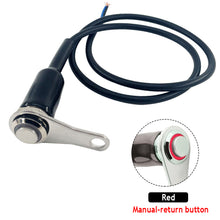 Load image into Gallery viewer, Stainless Steel 12V LED Motorcycle Switch ON-OFF Handlebar Headlight Adjustable Mount Waterproof Switches Button