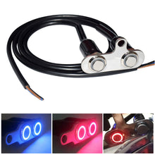 Load image into Gallery viewer, Stainless Steel LED Motorcycle Switch ON-OFF Handlebar Adjustable Mount Waterproof Double Switches Button DC12V Fog Light
