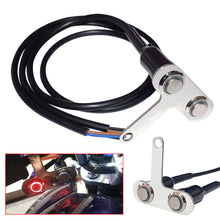 Load image into Gallery viewer, Stainless Steel LED Motorcycle Switch ON-OFF Handlebar Adjustable Mount Waterproof Double Switches Button DC12V Fog Light