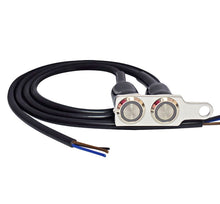 Load image into Gallery viewer, Stainless Steel LED Motorcycle Switch ON-OFF Handlebar Adjustable Mount Waterproof Double Switches Button DC12V Fog Light