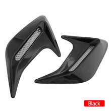 Load image into Gallery viewer, 2Pcs Car Side Air Vent Modification Ventilation Grille Cover Air Flow Spoiler Decorative Side Air Intake Cover Hood Decoration Racing Trim