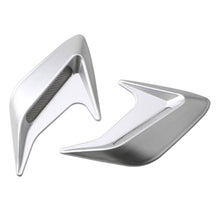 Load image into Gallery viewer, 2Pcs Car Side Air Vent Modification Ventilation Grille Cover Air Flow Spoiler Decorative Side Air Intake Cover Hood Decoration Racing Trim
