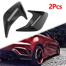 Load image into Gallery viewer, 2Pcs Car Side Air Vent Modification Ventilation Grille Cover Air Flow Spoiler Decorative Side Air Intake Cover Hood Decoration Racing Trim