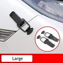 Load image into Gallery viewer, 2 Pcs Universal Car Trunk Fastener Clip Security Hook Lock Clip Kit Carbon Fibre Bumper Quick Release Hook Lock Clip for Drone Car Accessories