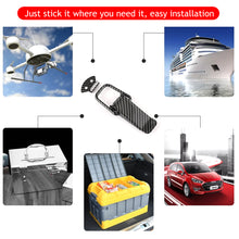 Load image into Gallery viewer, 2 Pcs Universal Car Trunk Fastener Clip Security Hook Lock Clip Kit Carbon Fibre Bumper Quick Release Hook Lock Clip for Drone Car Accessories