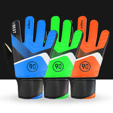 Load image into Gallery viewer, 1 Pair Children Kids Soccer Goalkeeper Gloves Anti-Collision Latex PU Goalkeeper Hand Protection Gloves Outdoor Football Accessories