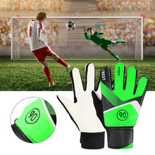 Load image into Gallery viewer, 1 Pair Children Kids Soccer Goalkeeper Gloves Anti-Collision Latex PU Goalkeeper Hand Protection Gloves Outdoor Football Accessories