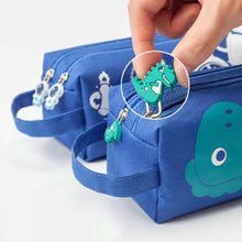Load image into Gallery viewer, Cute Cartoon Astronaut Pencil Case Student Large Capacity Double Zipper Puppy Stationery Student School Supplies Storage Bag