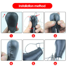 Load image into Gallery viewer, Car Gear AT Leather Interior Gear Shift Knob Head Cover Accessories for Toyota Camry 70 Corolla 2019 2020 2021