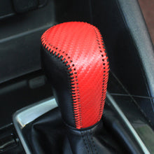 Load image into Gallery viewer, PU Car Carbon Fiber Gear Shift Knob Cover for Mazda 3 Axela Atenza CX-5 CX3 CX-3 CX5 2015-2020 AT