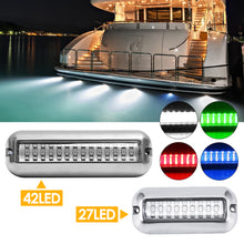 Load image into Gallery viewer, 1Pc 27/42 LED Yacht Underwater Light Navigation Light For Truck Boat Stern Anchor Light Marine Boat Sailing Signal Light Accessories