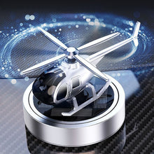 Load image into Gallery viewer, Solar Car Air Freshener Helicopter Decoration Aromatherapy Car Interior Accessories Propeller Rotating Perfume Diffuser