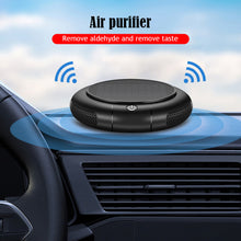 Load image into Gallery viewer, Solar USB Car 1200Mah HEPA Air Purifier Oxygen Cleaner Negative Ion Filter PM2.5 Smoke Remover Air Fresh Car Interior