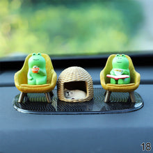 Load image into Gallery viewer, Mni Car Cartoon Animal Cat Frog Ornament Figurine Animal Model Home Decor Miniature Garden Decoration Dolls Desktop