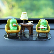 Load image into Gallery viewer, Mni Car Cartoon Animal Cat Frog Ornament Figurine Animal Model Home Decor Miniature Garden Decoration Dolls Desktop