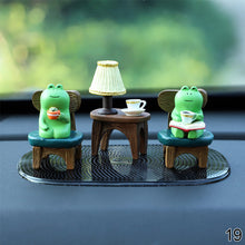 Load image into Gallery viewer, Mni Car Cartoon Animal Cat Frog Ornament Figurine Animal Model Home Decor Miniature Garden Decoration Dolls Desktop