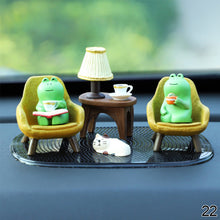 Load image into Gallery viewer, Mni Car Cartoon Animal Cat Frog Ornament Figurine Animal Model Home Decor Miniature Garden Decoration Dolls Desktop
