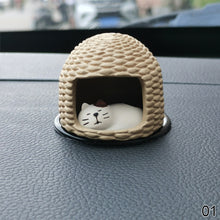 Load image into Gallery viewer, Mni Car Cartoon Animal Cat Frog Ornament Figurine Animal Model Home Decor Miniature Garden Decoration Dolls Desktop