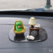 Load image into Gallery viewer, Mni Car Cartoon Animal Cat Frog Ornament Figurine Animal Model Home Decor Miniature Garden Decoration Dolls Desktop
