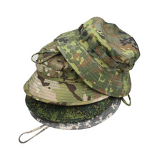 Load image into Gallery viewer, Men Women Outdoor Hunting Hiking Fishing Climbing Cap Fashion Flat Hats Military Camouflage Boonie Hats Summer Bucket Hat