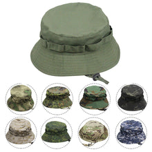 Load image into Gallery viewer, Men Women Outdoor Hunting Hiking Fishing Climbing Cap Fashion Flat Hats Military Camouflage Boonie Hats Summer Bucket Hat