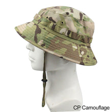 Load image into Gallery viewer, Men Women Outdoor Hunting Hiking Fishing Climbing Cap Fashion Flat Hats Military Camouflage Boonie Hats Summer Bucket Hat