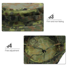 Load image into Gallery viewer, Men Women Outdoor Hunting Hiking Fishing Climbing Cap Fashion Flat Hats Military Camouflage Boonie Hats Summer Bucket Hat