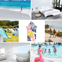 Load image into Gallery viewer, Printed Hooded Beach Towel For Adults Quick Dry Swimming Pool Poncho Bath Towel With Cloak Bathrobe