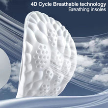 Load image into Gallery viewer, Men Women Latex Sport Insoles Soft High Elasticity Shoe Pads Breathable Deodorant Shock Absorption Cushion Arch Support Insole