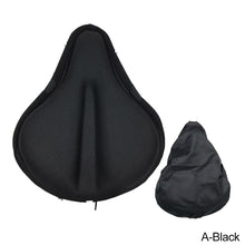 Load image into Gallery viewer, Silicone Bike Seat Cushion Cover Gel Cycling Exercise For Large Wide Bicycle Saddle Pad Bike Riding Accessories