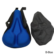 Load image into Gallery viewer, Silicone Bike Seat Cushion Cover Gel Cycling Exercise For Large Wide Bicycle Saddle Pad Bike Riding Accessories