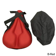 Load image into Gallery viewer, Silicone Bike Seat Cushion Cover Gel Cycling Exercise For Large Wide Bicycle Saddle Pad Bike Riding Accessories