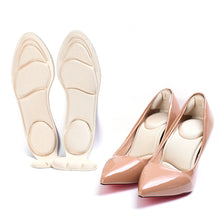 Load image into Gallery viewer, 1Pair 7D Insole Pad Inserts Heel Post Back Anti-slip For High Heel Shoe Insert Protector Shoes Insoles Memory Foam Insole
