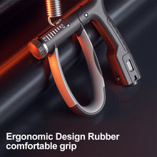 Load image into Gallery viewer, Smart Counting Hand Grip Adjustment Exercise Power 10-100KG Strengthening Pliers Spring Finger Pinch Wrist Expander Training