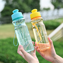 Load image into Gallery viewer, 650ML Water Bottle Portable Sport Cup For Drinking Kitchen Tools Water Bottle For School Gym Travel