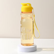 Load image into Gallery viewer, 650ML Water Bottle Portable Sport Cup For Drinking Kitchen Tools Water Bottle For School Gym Travel