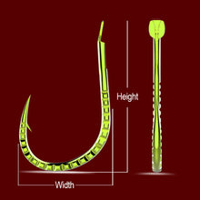 Load image into Gallery viewer, 100PCS Longlin Needle Isene Wire Groove With Barb Tough Alloy Fishhook Electroplating Bright Wild Fishing Accessories For Carp Grass Carp Silver Carp