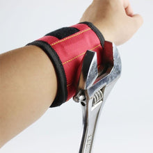 Load image into Gallery viewer, Strong Magnetic Wrist Strap Portable Kit Screw Nail Drill Bit Hardware Picker Wristband For Electricians And Woodworkers