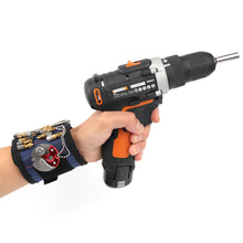 Load image into Gallery viewer, Strong Magnetic Wrist Strap Portable Kit Screw Nail Drill Bit Hardware Picker Wristband For Electricians And Woodworkers