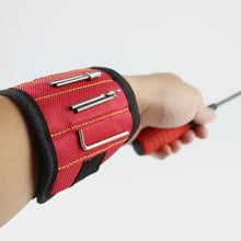 Load image into Gallery viewer, Strong Magnetic Wrist Strap Portable Kit Screw Nail Drill Bit Hardware Picker Wristband For Electricians And Woodworkers